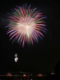 鹿島の花火の写真
