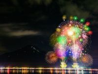 山中湖「報湖祭」花火大会の写真