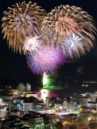 小松島港まつり花火大会の写真