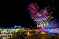 ぐんまフラワーパーク 花火と音楽の共演の写真