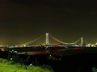 Akashi Kaikyo Bridge Light Up