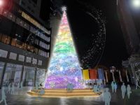 UMEDA SKY BUILDING Christmas 2023 ～音と光のRainbow Fantasia～の写真