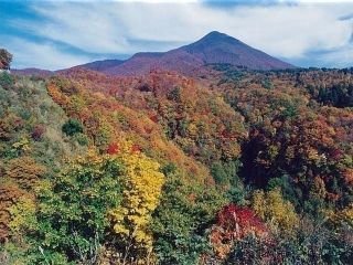 磐梯山ゴールドラインの紅葉写真１