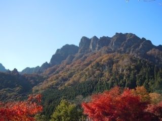 妙義山の紅葉写真２