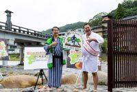 台風被害の三朝温泉で鳥取県「温泉はいれますよ！」アンバサダーに、とにかく明るい安村 就任