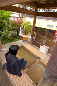 渋温泉大湯 足湯 のふとまるの写真