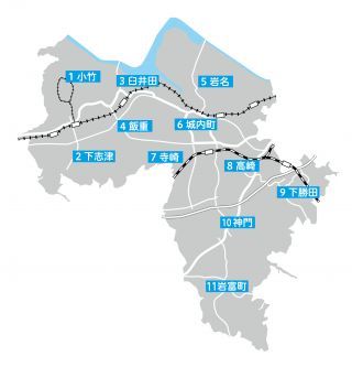 今年の打上げ場所MAP