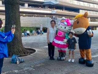 ターフィーくんとキティちゃんのグリーティング