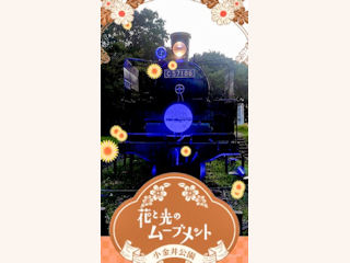 ここでのARフォトフレームはひまわりがモチーフ