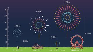 花火号数に対する高さ
