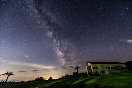 うさぎ平の夜の星空はまさに絶景