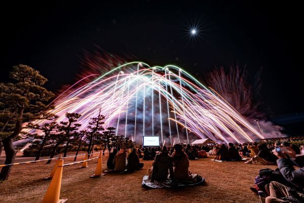 野外映画と花火のコラボレーションイベント『OUTDOOR THEATER with HANABI』