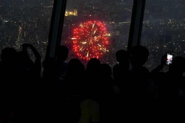 2019年の隅田川花火大会特別営業の様子 ©TOKYO-SKYTREE