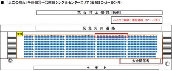 千住側シングルセンターエリアR