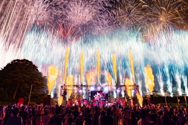 西武園ゆうえんち大火祭り1