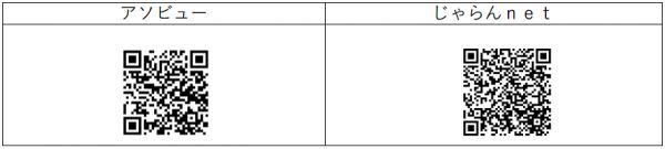 アソビュー＆じゃらんnetQRコード