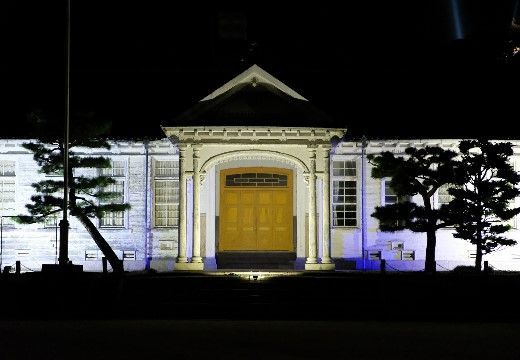 4年ぶりに復活！上野高校明治校舎ライトアップイメージ