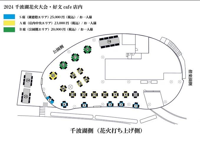 「好文cafe 花火特別鑑賞会」3