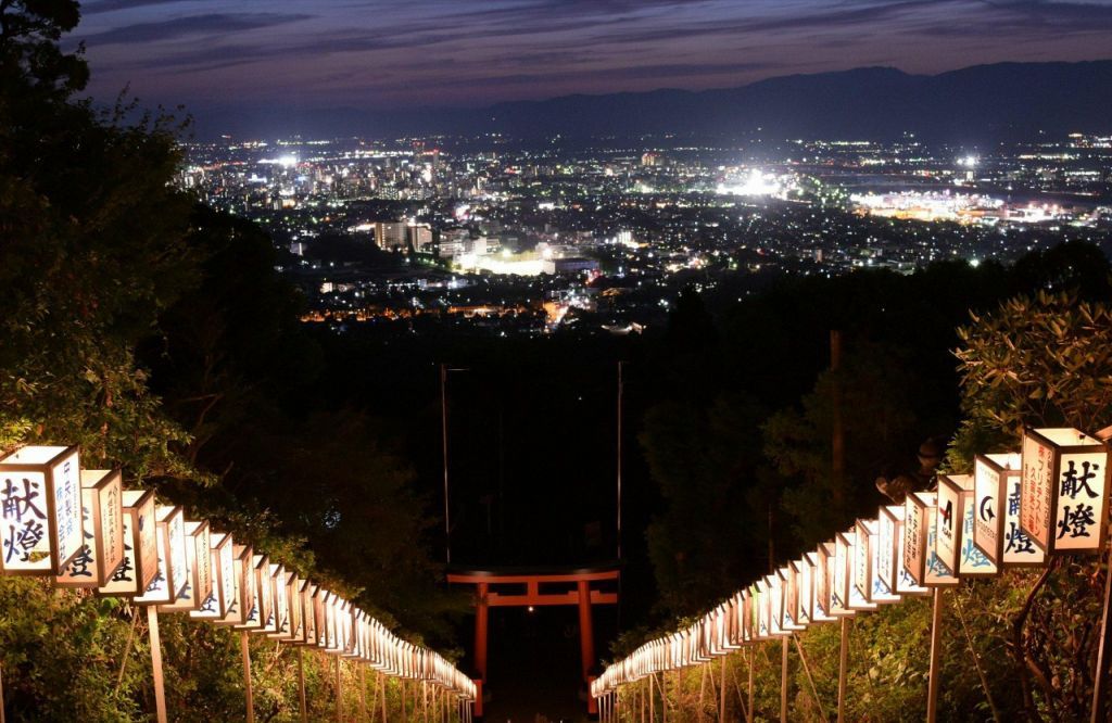 高良大社　献灯祭