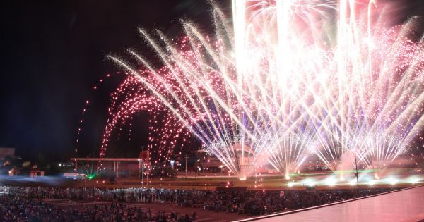 真岡の夏祭り大花火大会の花火