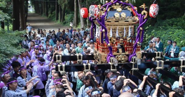 圧巻の久下田祇園際の大神輿
