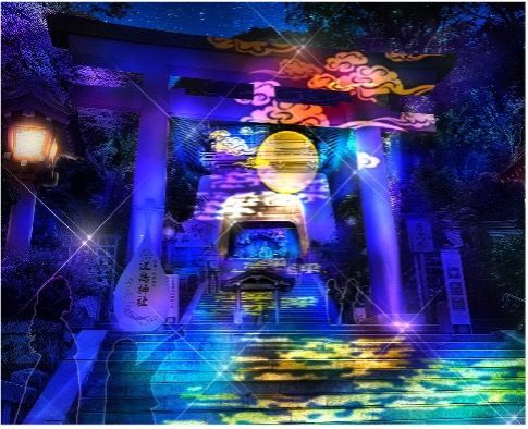 瑞心門「夏の宵月」