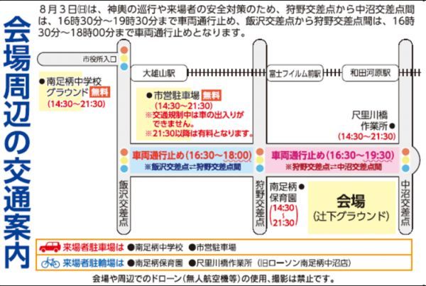 会場周辺の交通案内