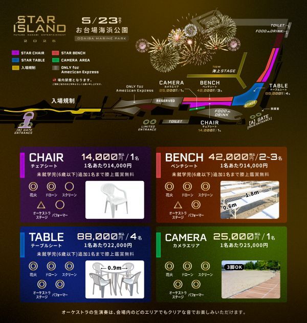 STAR ISLAND 2026チケット詳細