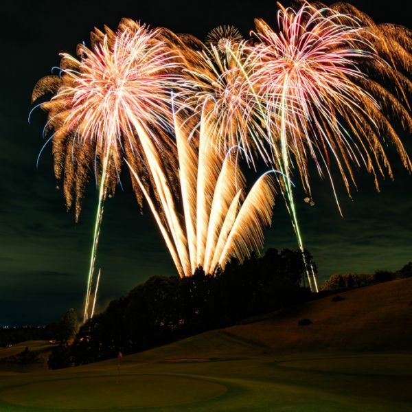 2025年の花火の様子