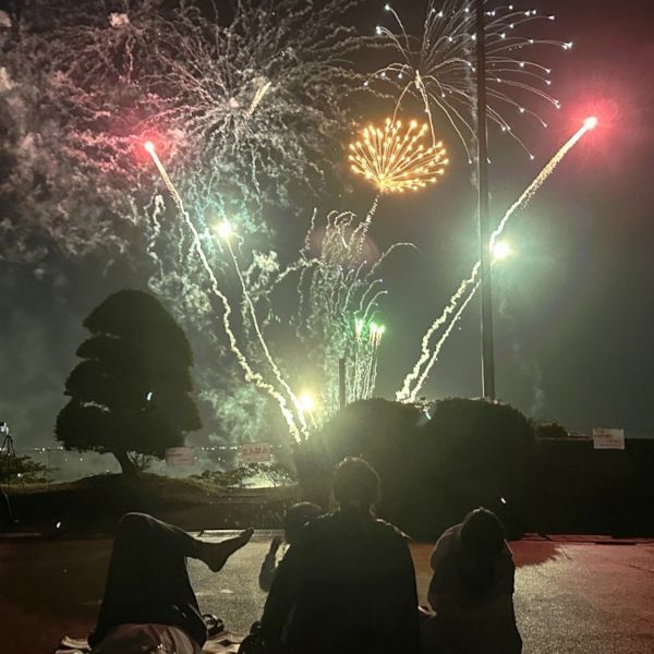 駐車場席の様子