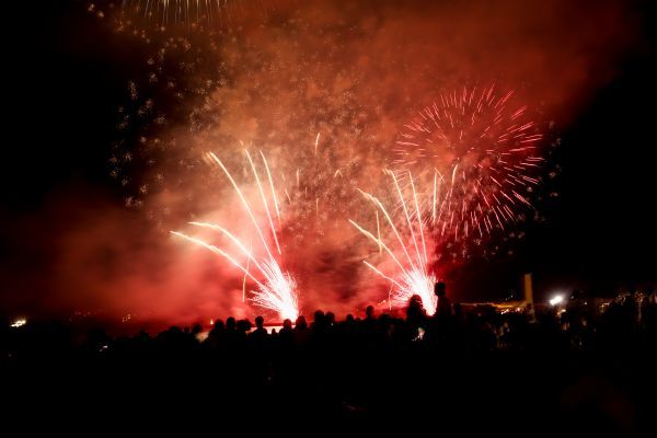約500発の打ち上げ花火(イメージ)