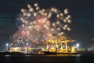 「う」さんからの投稿写真＠OSAKA BAY SKYLUMINA FIREWORKS & DRONES