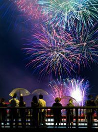 北海道新聞社創業130周年 UHB開局45周年記念 2017道新・UHB花火大会の写真