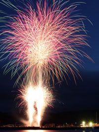 北海ソーラン祭り花火大会の写真