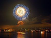 第70回塩竈みなと祭 前夜祭花火大会の写真