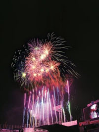 2018神宮外苑花火大会の写真