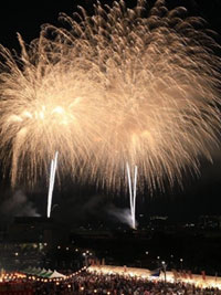 第40回三田まつり花火大会の写真