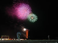 奥州水沢の花火大会の写真