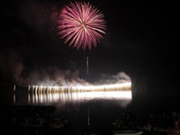 さがみ湖湖上祭花火大会の写真