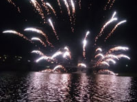 川上峡花火大会の写真