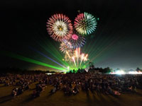 2021桜島火の島祭りの写真