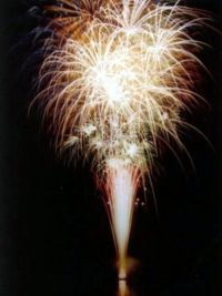 第50回めまんべつ観光夏まつり 水上花火大会の写真
