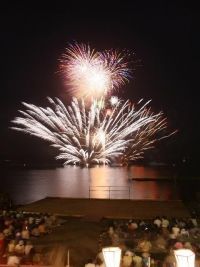 第56回東北町湖水まつり花火大会の写真