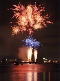 石巻川開き祭り花火大会の写真