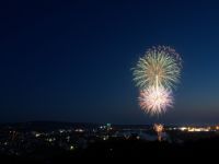 本荘川まつり花火大会の写真