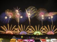 酒田花火ショーの写真