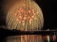 大石田まつり 最上川花火大会の写真