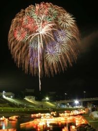 「伊達のふる里夏まつり」大花火大会の写真