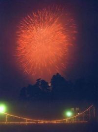 第88回霊まつり流灯花火大会の写真