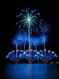 大洗海上花火大会の写真